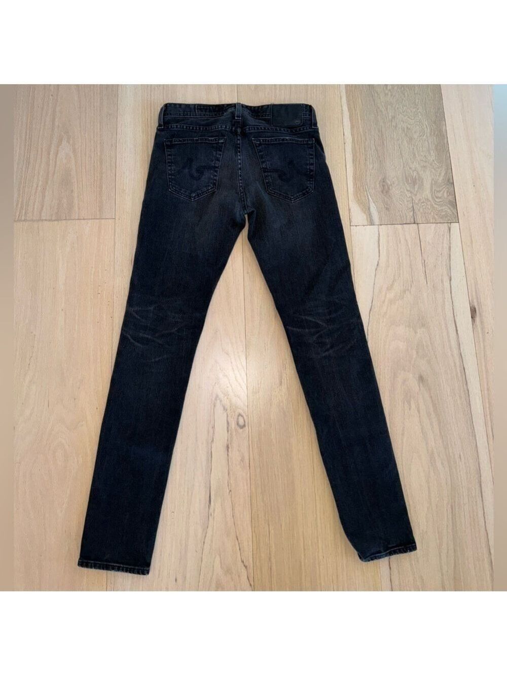 Ag Adriano Goldschmied The Dylan Slim Skinny Jeans Black Size 30R - Picture 3 of 5